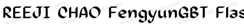 REEJI CHAO FengyunGBT Flash字体转换